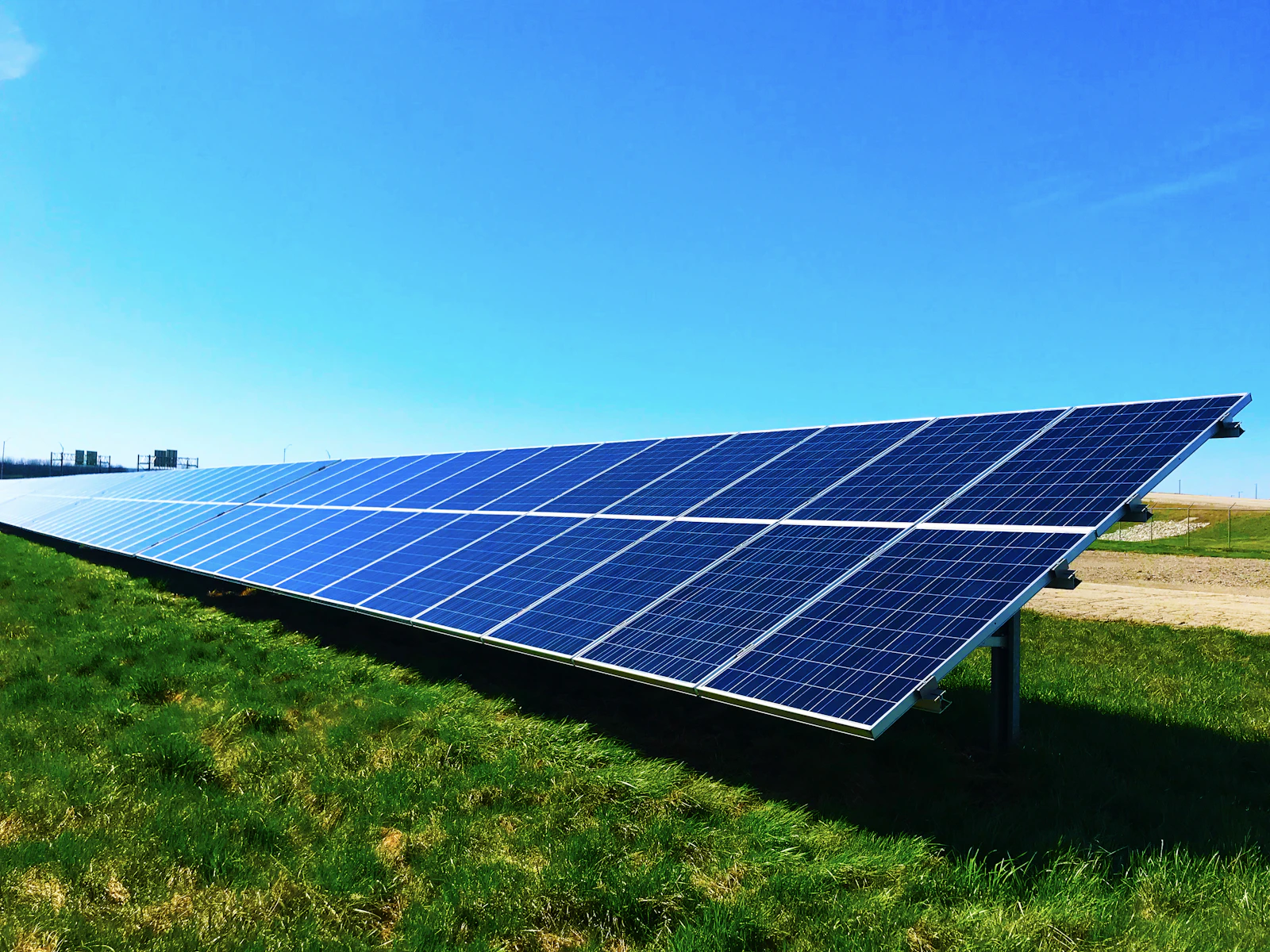 Solar modules ready for inspection and cleaning in Rajasthan